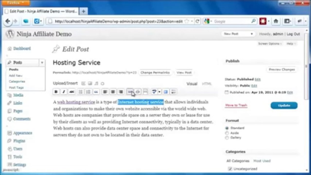 Wordpress Affiliate Program | MaxBlogPress Ninja Affiliate | Affiliate Link Management Plugin