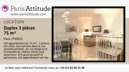 Duplex 2 Chambres à louer - Place Vendôme, Paris - Ref. 3369