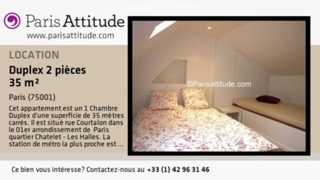 Duplex 1 Chambre à louer - Châtelet, Paris - Ref. 4643