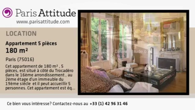 Appartement 4 Chambres à louer - Trocadéro, Paris - Ref. 6124