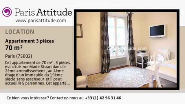 Appartement 2 Chambres à louer - Montorgueil, Paris - Ref. 5342