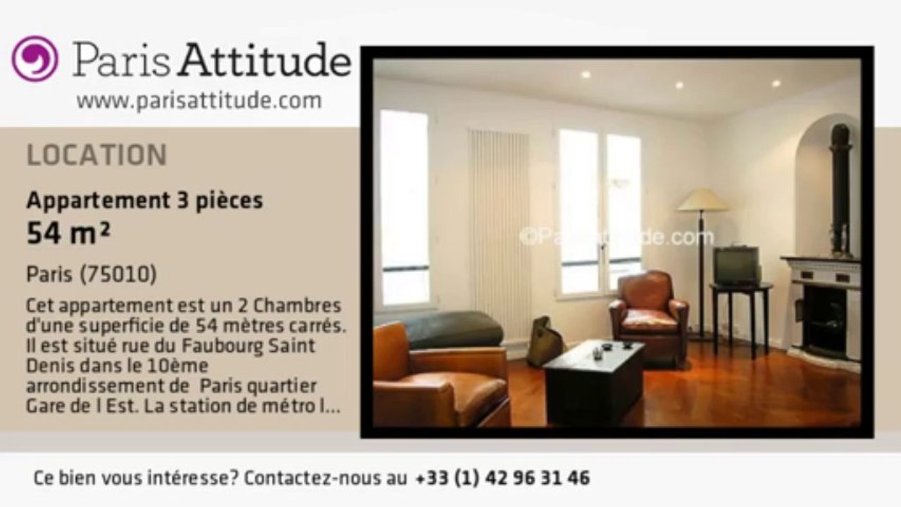 Appartement 2 Chambres à louer - Faubourg St Martin, Paris - Ref. 2670