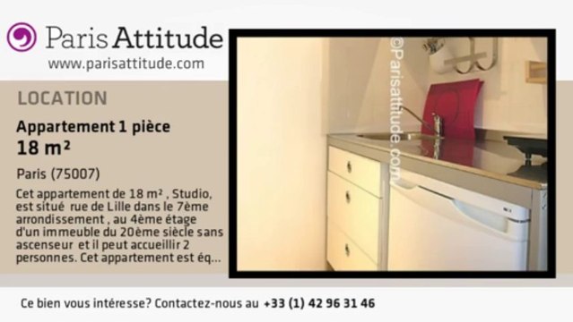 Appartement Studio à louer - St Germain, Paris - Ref. 6584