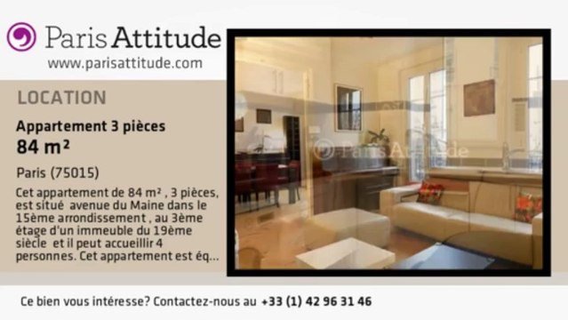 Appartement 2 Chambres à louer - Montparnasse, Paris - Ref. 8025