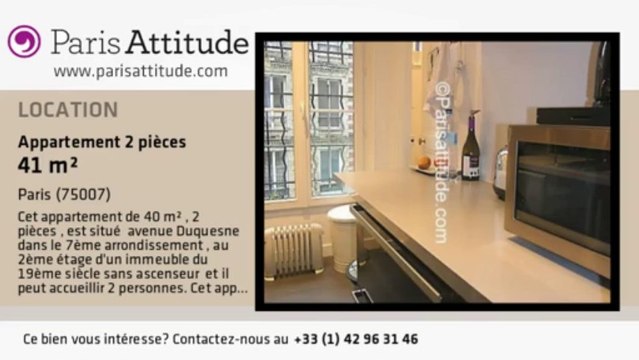 Appartement 1 Chambre à louer - Ecole Militaire/Unesco, Paris - Ref. 6854