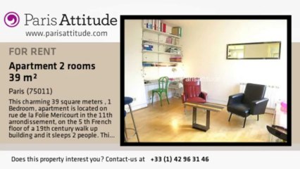 1 Bedroom Apartment for rent - Parmentier, Paris - Ref. 5901
