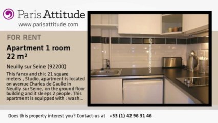 Studio Apartment for rent - Neuilly sur Seine, Neuilly sur Seine - Ref. 6620