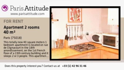 1 Bedroom Apartment for rent - Jules Joffrin - Mairie du 18ème, Paris - Ref. 510