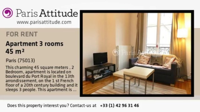 2 Bedroom Apartment for rent - Les Gobelins, Paris - Ref. 8011