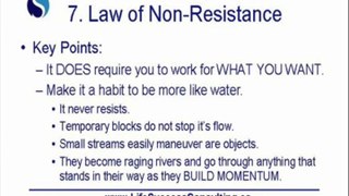 The 11 Forgotten Laws (Part 7) - The Law of Non-Resistance