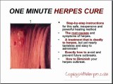 #1 One Minute Herpes Cure|Herpes Treatment