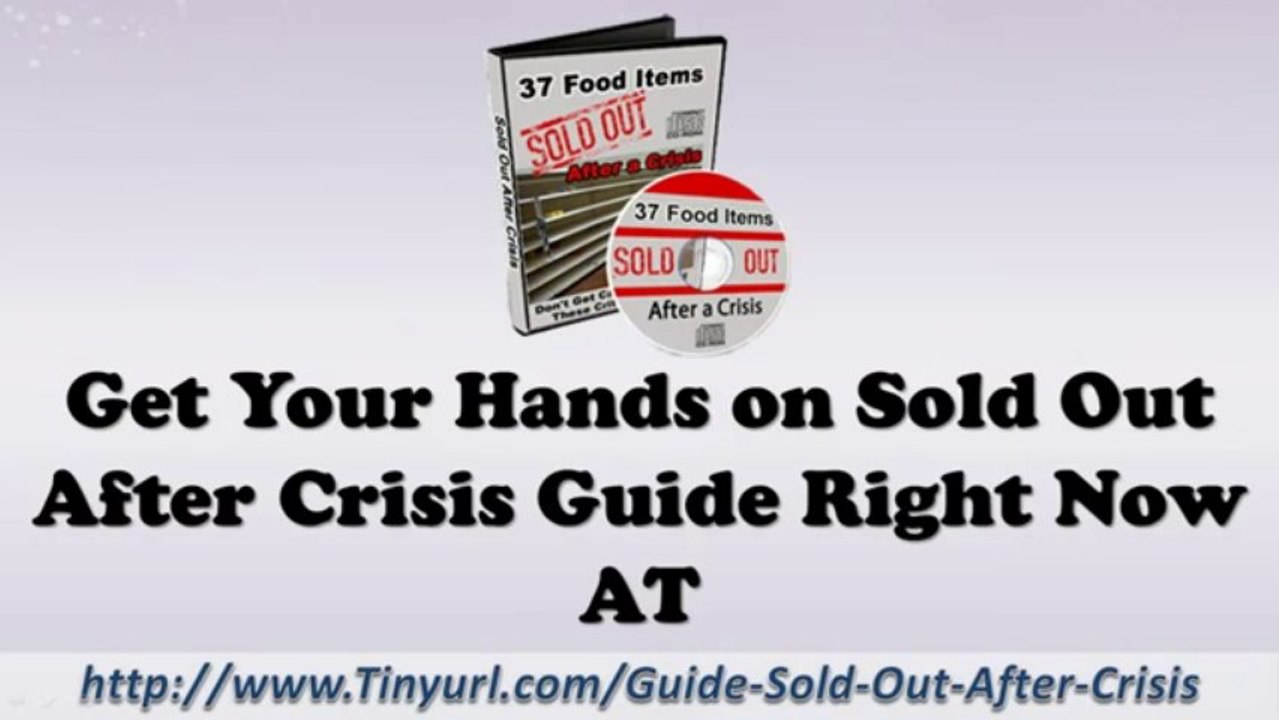 Sold Out After Crisis 37 Food Items | Sold Out After A Crisis
