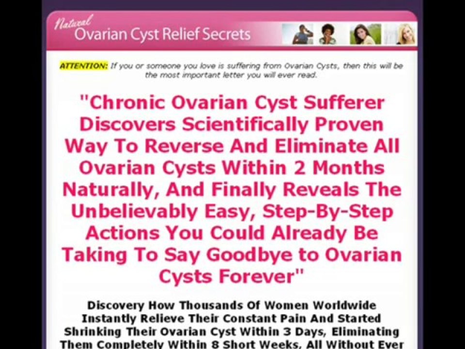 ovarian cyst cures - ovariancystcures.com