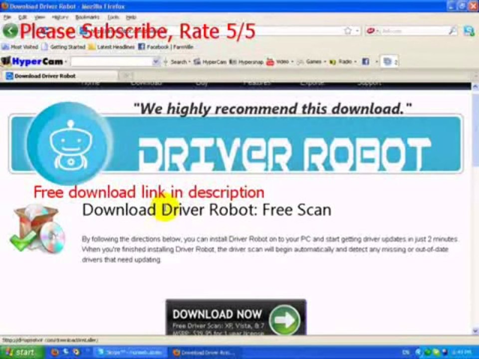 YouTube   Driver Robot serial number