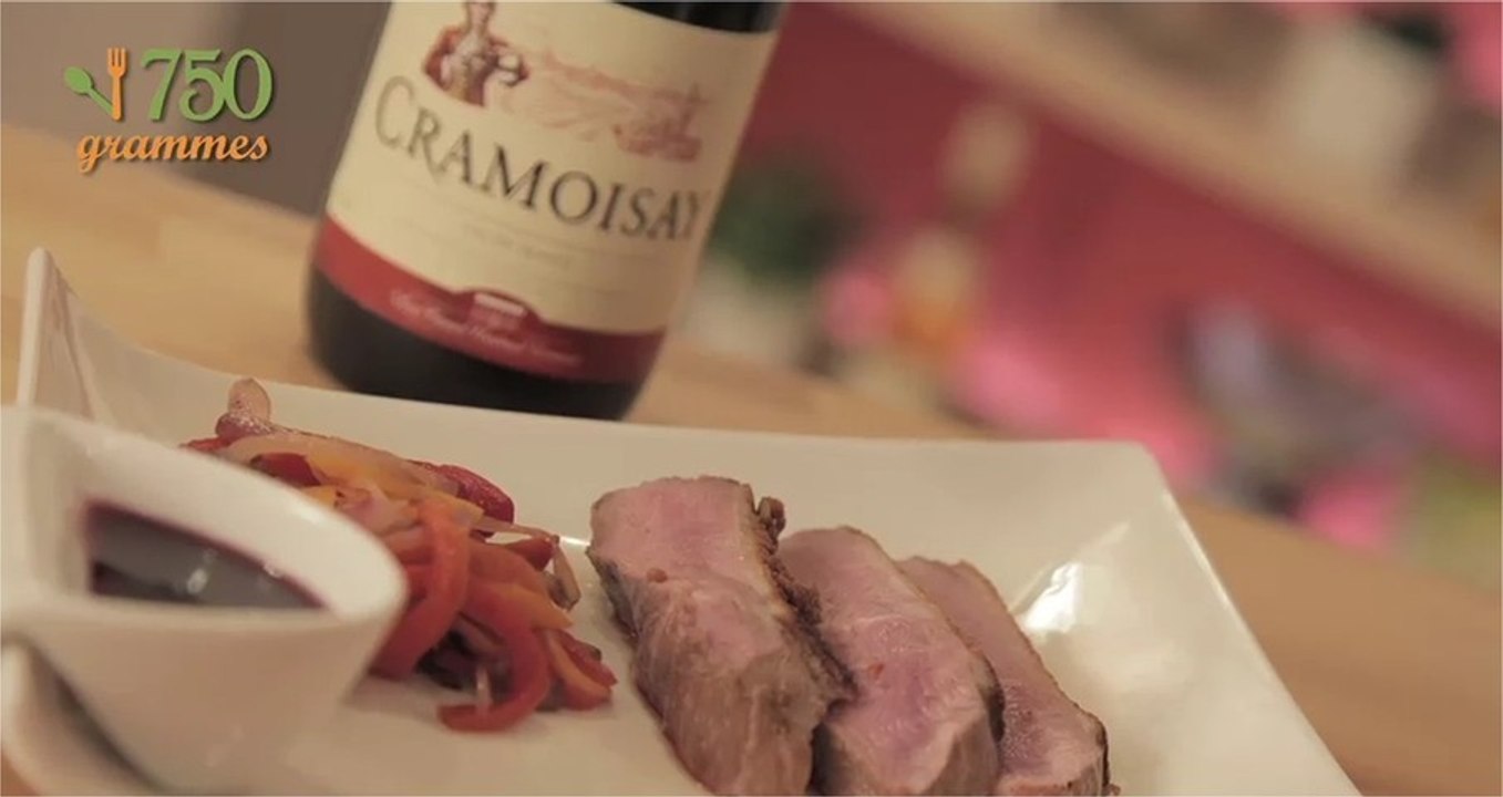 Recette de Magret de canard rôti et jus de sangria - 750 Grammes