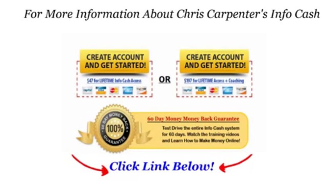Chris Carpenter's Info Cash Review   Watch This Info Cash Reviews Before You Buy!   YouTube