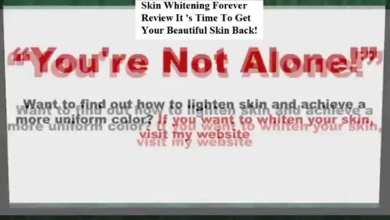 Skin Whitening Forever Review   Home Remedy for Skin Whitening
