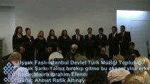 Uşşak faslı 1.bölüm İstanbul Devlet Türk Müziği Topluluğu