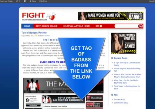 Tao Of Badass - See The Tao Of Badass Review + Tao Of BadAss Pdf!