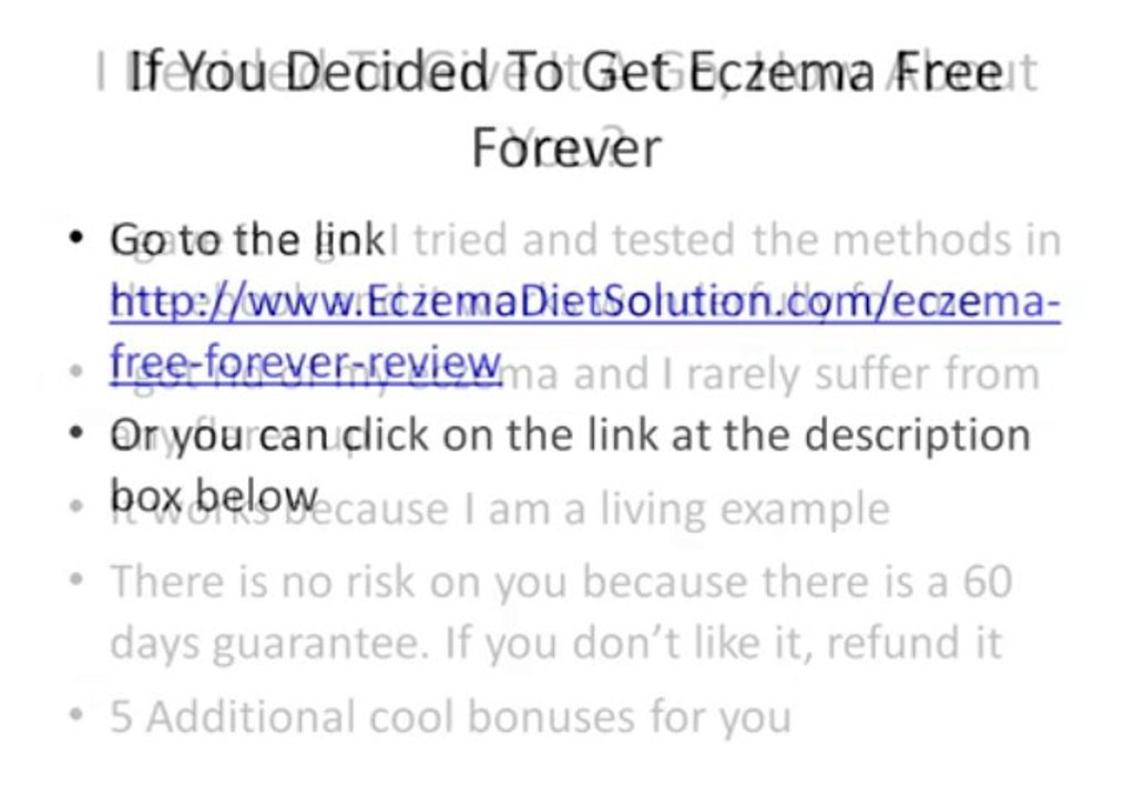 Eczema Free Forever Review (The Book That Cured My Eczema)