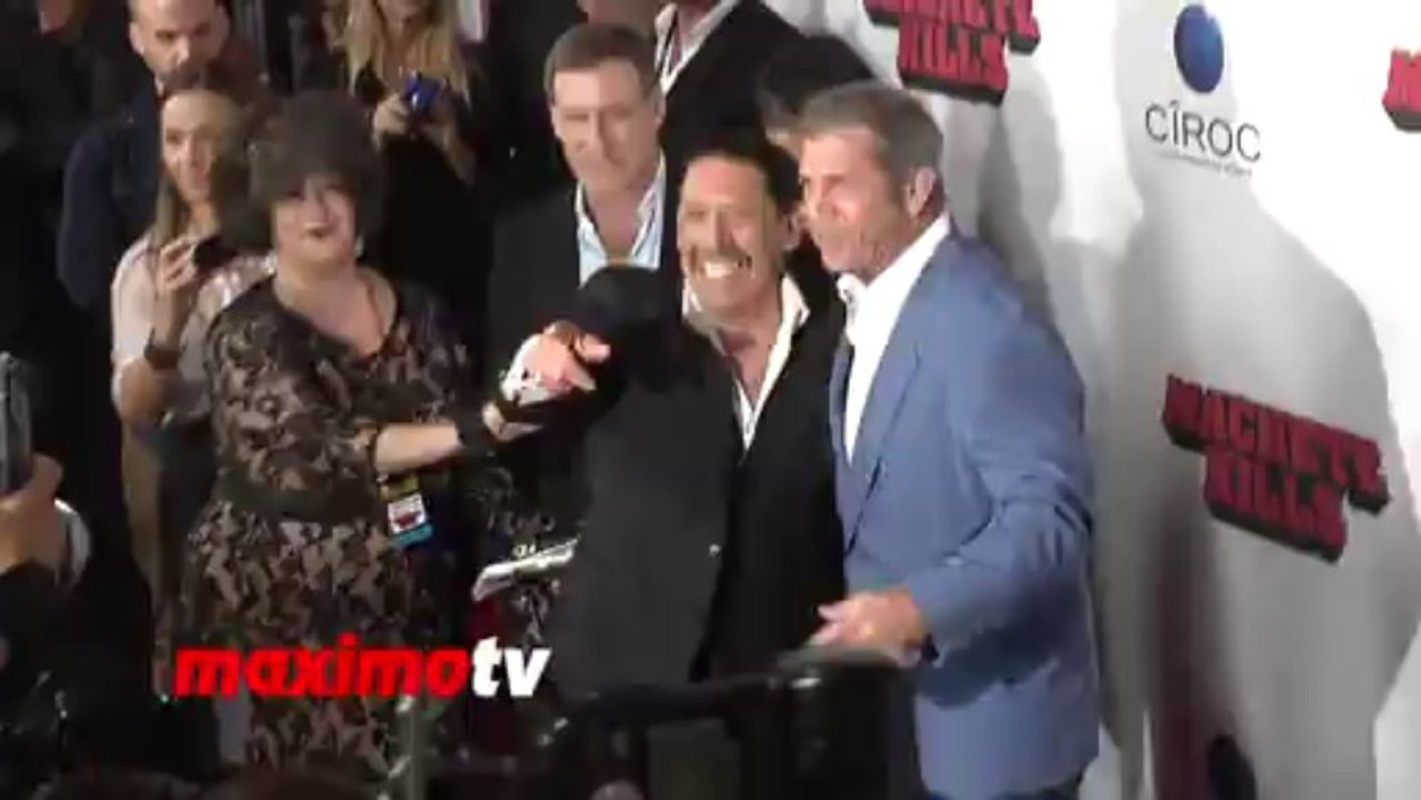 Mel Gibson "Machete Kills" Los Angeles Premiere Red Carpet Arrivals