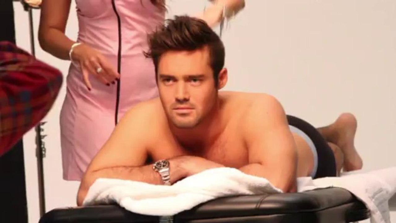Spencer Matthews gets a wax - Made in Chelsea heat shoot