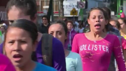 Mexico: manifestation pour commémorer un massacre en 1968