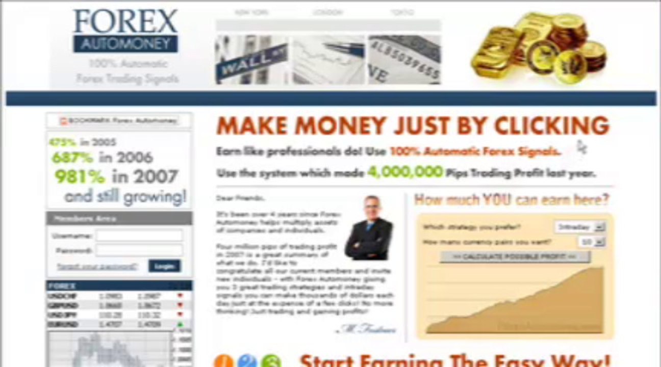 Forex Automoney - 100% Automatic Forex Trading Signals!