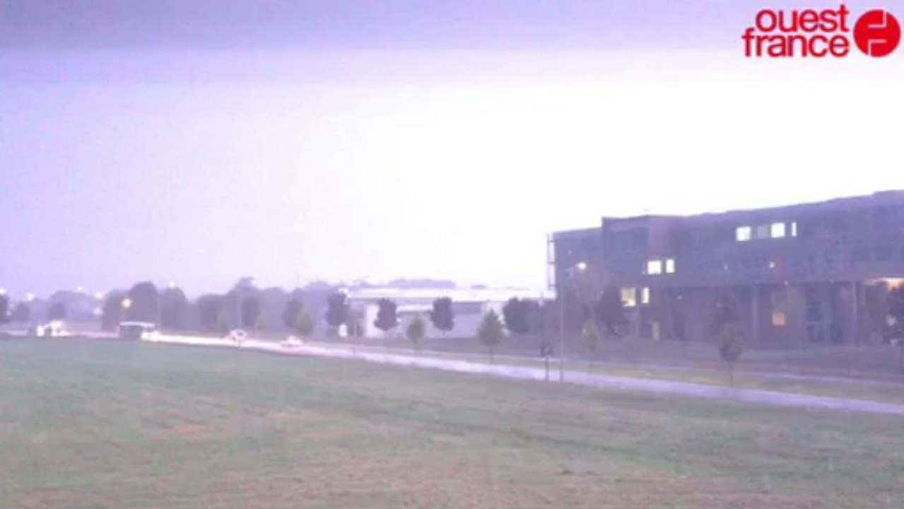 Orages dans le Morbihan - Pluies, tonnerre, éclairs