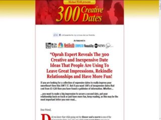 The 300 Creative Dates   By Oprah Dating And Relationship Expert