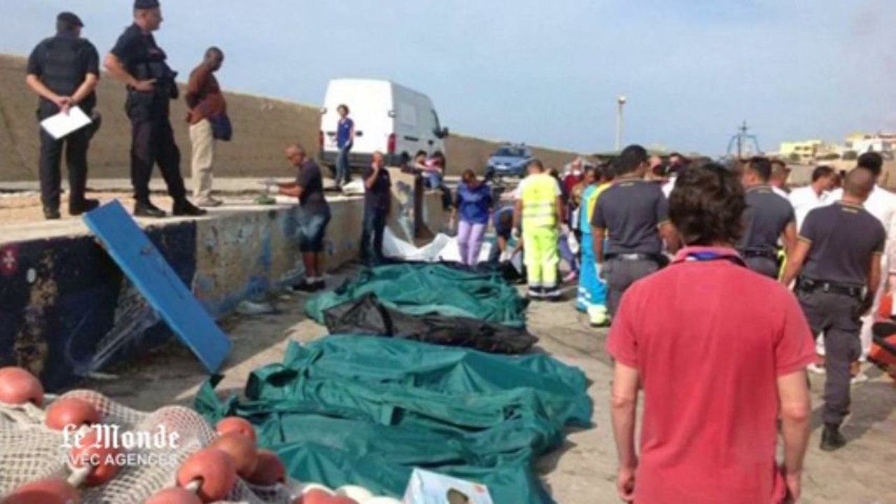 Un bateau de migrants fait naufrage à Lampedusa