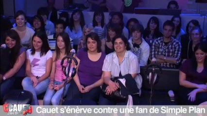 Cauet s'enerve contre une fan de Simple Plan - C'Cauet sur NRJ