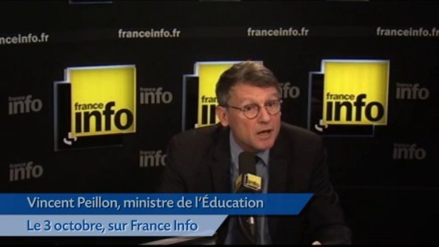 Vincent Peillon défend sa réforme des rythmes scolaires