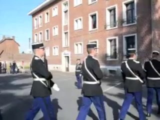 Cérémonie de prise de commandement du lieutenant Carneaux