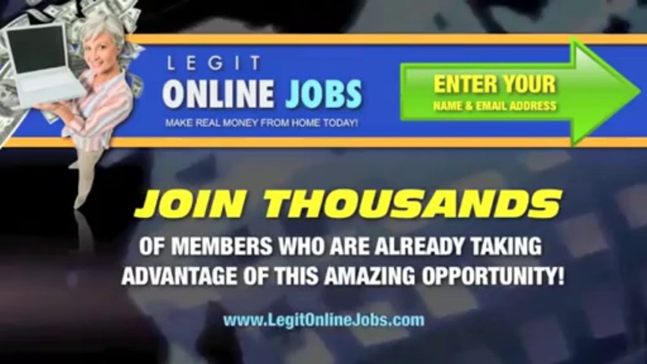 LEGIT ONLINE JOBS - MAKE REAL MONEY FROM HOME TODAY