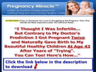 Pregnancy Miracle Book For Free + Pregnancy Miracle Free Download