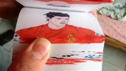 Best skills of Cristiano Ronaldo in flipbook by Etoilec1