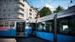 Tram crash: Two trams collide in Gothenburg, Sweden, injuring eight