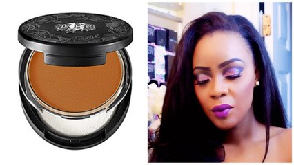 KAT VON D Lock It Powder Foundation Review Deep 66 | First Impression