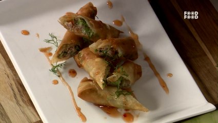 How to make Spring Rolls||Broccoli Chicken Spring Rolls- Hi Tea