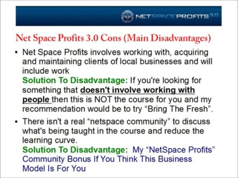 Net Space Profits 3.0 Review For Warrior Forum Members