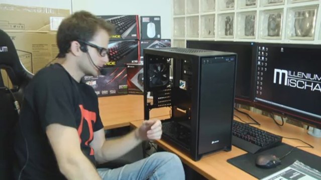 Unboxing Mischa - Boitier Corsair Obsidian 350D