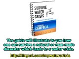 Survive water crisis book. Survive water crisis advice