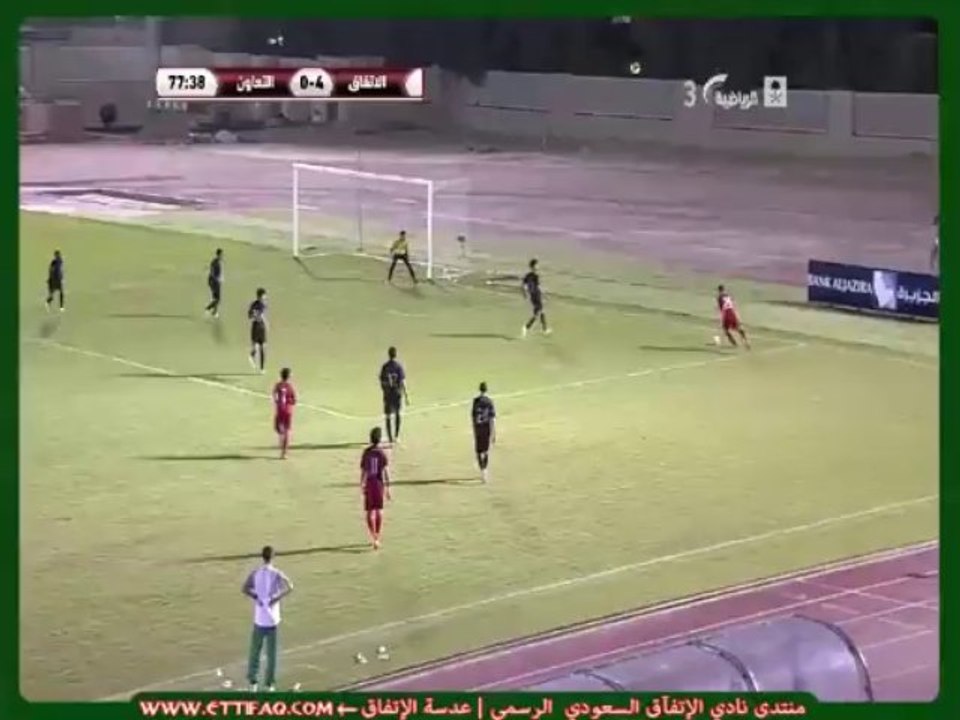 ملخص مباراة الاتفاق4-0 التعاون  دوري كأس الأمير فيصل بن فهد الممتاز تحت 21 سنة 2013/2014