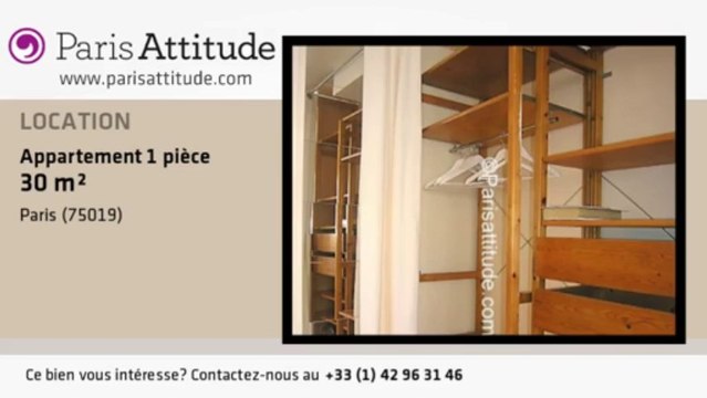 Appartement Studio à louer - Buttes Chaumont, Paris - Ref. 4730