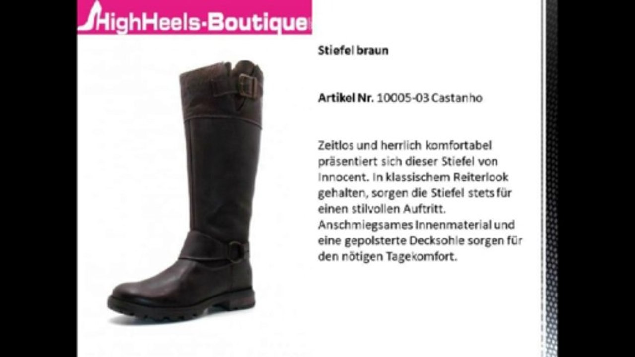 Lederstiefel Herbst-/ Winterkollektion 2013