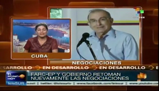 Reanudan FARC y Gobierno de Colombia diálogos por la paz