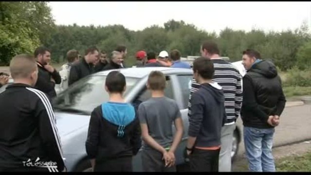 Manifestation des gens du voyage à Linas