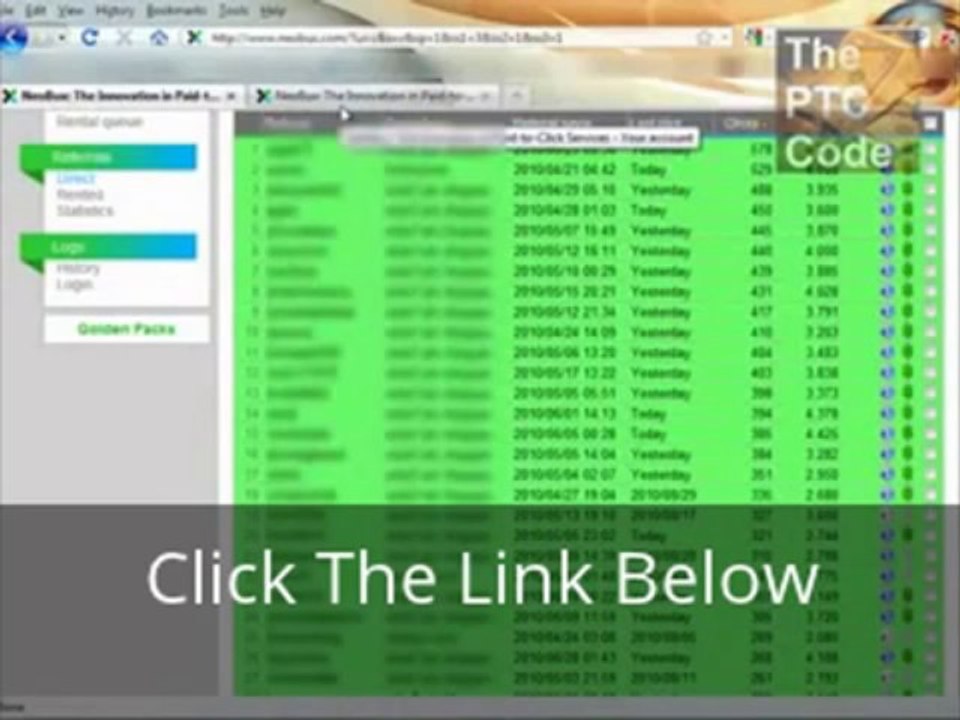 The Ptc Code - Unlimited Active Ptc Direct Referrals Guide