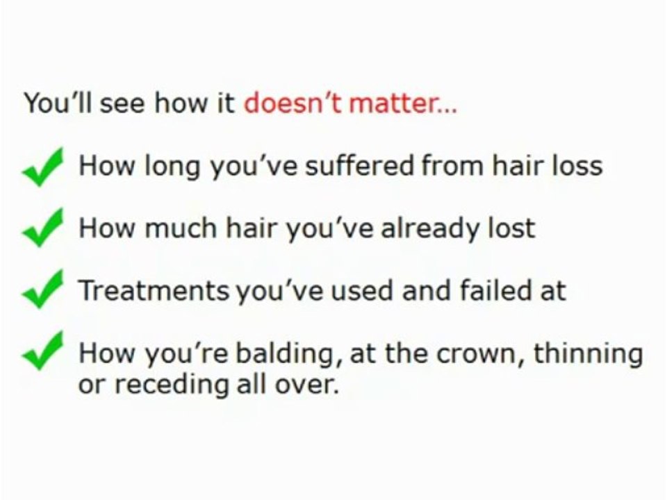Hair loss blueprint